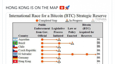 비트코인 비축 전략(SBR), 글로벌 트렌드로 자리 잡나