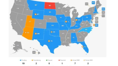 美 주정부들, 비트코인 비축 광풍⋯ “공공자금 10%까지 투자”
